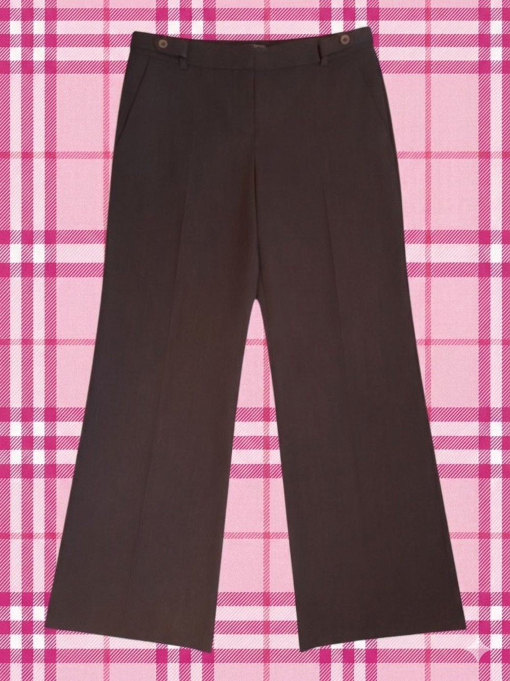 Liz Claiborne Classic Preppy Coastal Grandma Quiet Luxury Wide Leg Pants 14